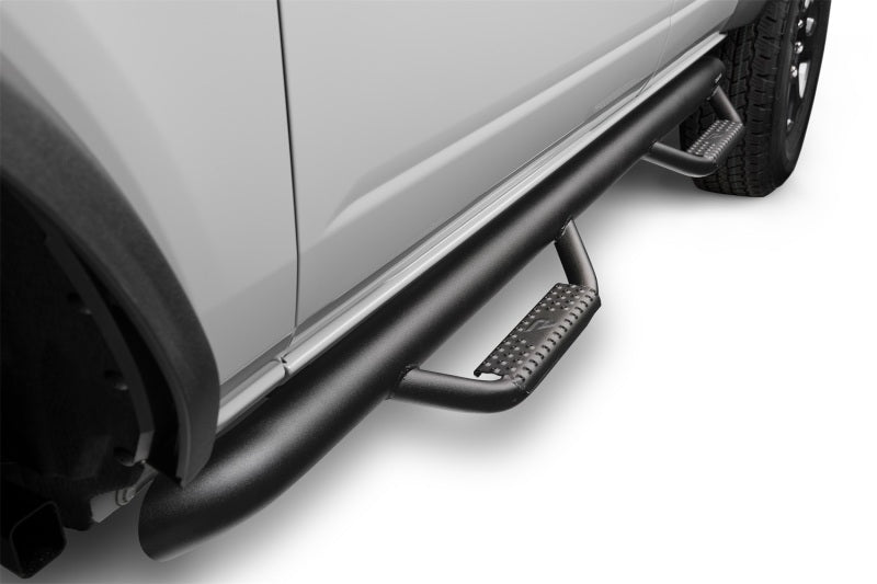 2021-2025 Bronco 4-Door SRW Black 3" Nerf Steps - View 3 | Dirty Garage