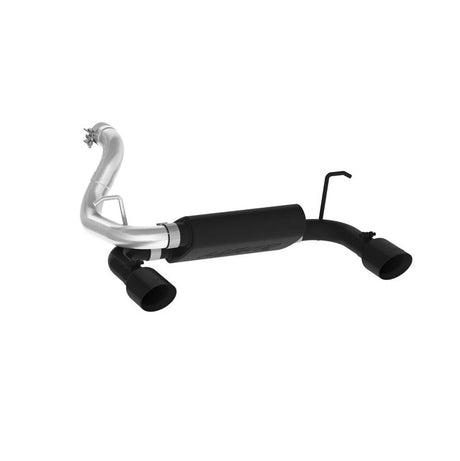 2018-2024 Wrangler 3.6L V6 Dual Rear Exit Axle Back BLK Exhaust System | Dirty Garage