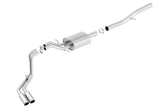 Borla 14 Silv/Sierra 1500 EC Std/CC Short 143.5in WB S-Type Dual Rolled Side Exit Cat-Back Exhaust | Dirty Garage