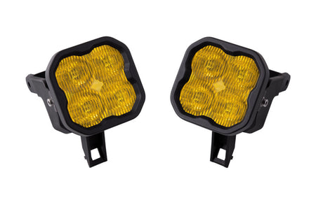 Universal SS3 Pro Type Yellow SAE SDX Fog Light Kit | Dirty Garage