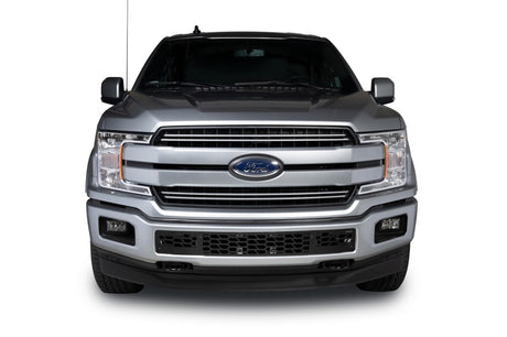 2018-2020 F-150 Black Hex Shield Style Bumper Grille Inserts - View 2 | Dirty Garage