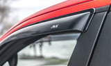 2015-2018 F-150/Super Duty  Supercab Ventvisor Outside Mount Window Deflectors Smoke 4-Piece - View 3 | Dirty Garage