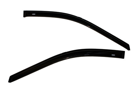 2014-2018 GM 1500 Standard Cab Ventvisor Smoke Window Deflectors 2-Piece - View 4 | Dirty Garage
