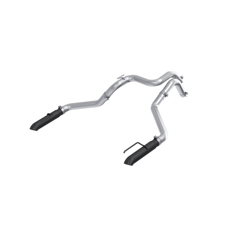 MBRP 24-25 Ford Ranger Raptor 3.0L 3in Dual Rear Turn-Down Axle Back Exhaust - Armor BLK Tips | Dirty Garage