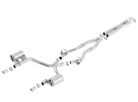 Borla 2017 Dodge Charger R/T 5.7L ATAK Catback Exhaust w/o Tips (w/MDS Valves ONLY) | Dirty Garage