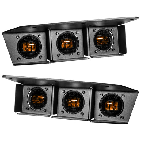 2021-2022 Bronco Triple LED Fog Light Kit Steel Bumper | Dirty Garage