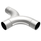 Universal 2.5" x 2.5" Stainless Steel 180 Deg Performance Exhaust Y-Pipe | Dirty Garage