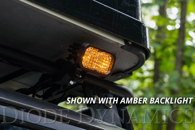 Universal Stage Series 2" Sport White Flood Standard RBL LED Pod - View 2 | Dirty Garage