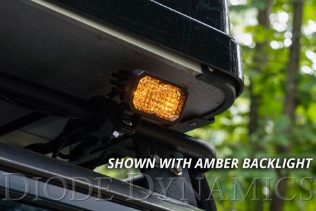 Universal Stage Series 2" Sport White Flood Standard RBL LED Pod - View 2 | Dirty Garage