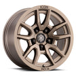 Universal Vector 5 17x8.5 5x150 25mm Offset 5.75" BS 110.1mm Bore Bronze Wheel | Dirty Garage