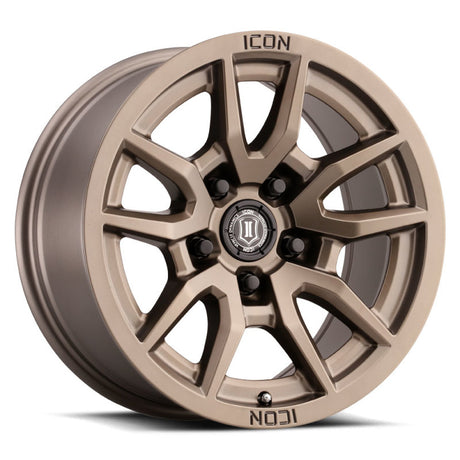 Universal Vector 5 17x8.5 5x150 25mm Offset 5.75" BS 110.1mm Bore Bronze Wheel | Dirty Garage