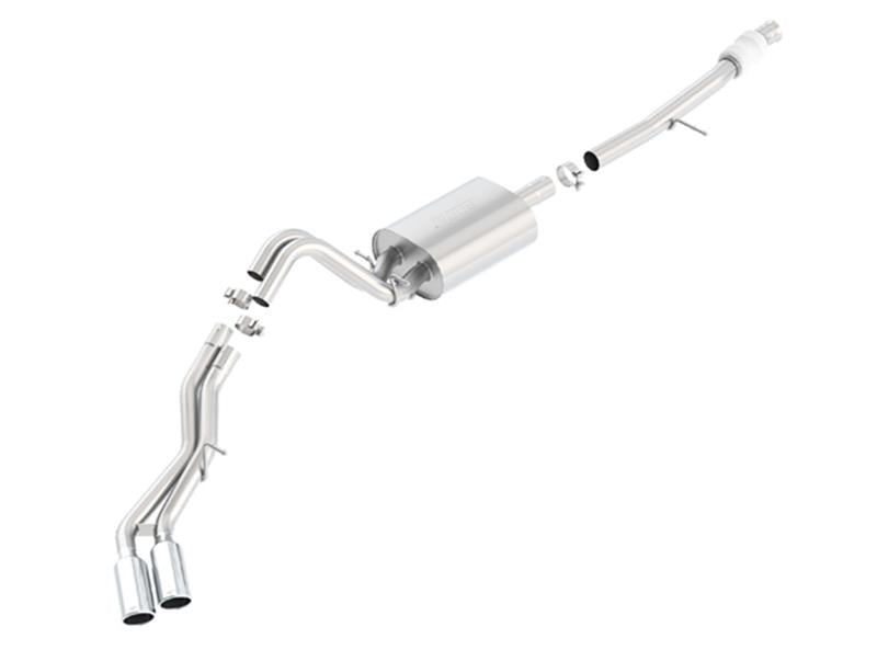 Borla Touring Cat Back 15-16 Chevy Suburban 5.3L V8 2.75in, 2.25in Dual Same Side Exit 4in Tips | Dirty Garage