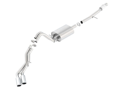 Borla Touring Cat Back 15-16 Chevy Suburban 5.3L V8 2.75in, 2.25in Dual Same Side Exit 4in Tips | Dirty Garage