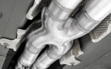 2015-2023 Challenger 5.7-6.4L Race Series Cat-Back Quad Tip T304 Exhaust - View 5 | Dirty Garage
