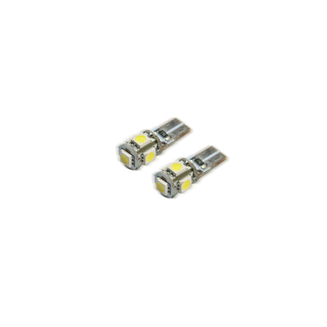 Universal T10 5 LED 3 Chip SMD Bulbs Cool White | Dirty Garage