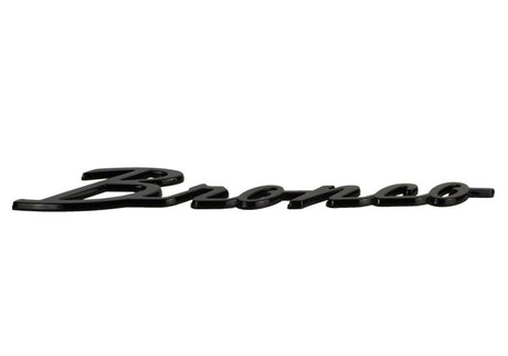2021-2024 Bronco Classic Script Fender Badge Kit - Gloss Black - View 3 | Dirty Garage