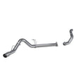 2011-2014 Superduty 6.7L 4" Filter Back Single Side Exit Alum Down Pipe Exhaust | Dirty Garage