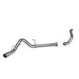 2011-2014 Superduty 6.7L 4" Filter Back Single Side Exit Alum Down Pipe Exhaust | Dirty Garage