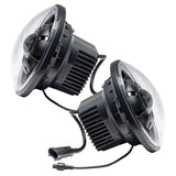 2007-2018 Wrangler JK  Oculus Series 7" Bi-LED Projector Headlights - View 3 | Dirty Garage