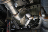2019-2020 Ranger 2.3L T304 3" Dual Split Rear Outlet 4" OD Tips Cat Back Exhaust - View 3 | Dirty Garage