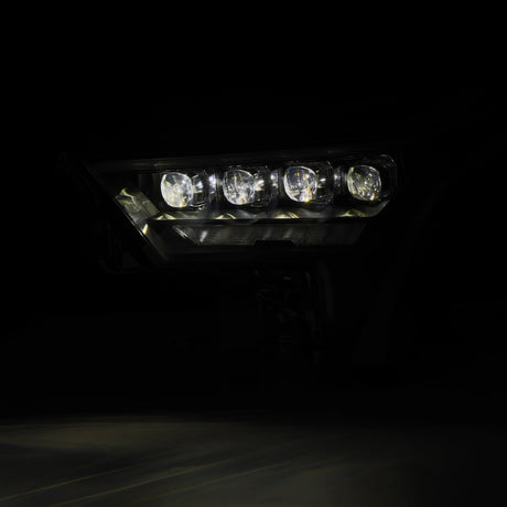 2022-2023 Tundra Nova-Series Headlights Black w Amber DRL - View 2 | Dirty Garage