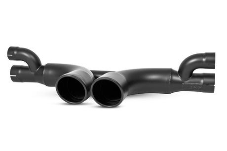 2014-2019 Porsche GT3 GT3RS 3" Center Muffler Bypass 4" Tips Black Coated | Dirty Garage