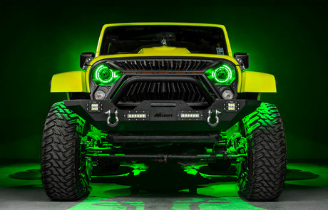 2007-2018 Wrangler JK 7" ColorSHIFT Bi-LED Projector Headlights - View 9 | Dirty Garage