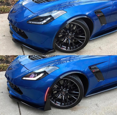 2014-2019 Corvette C7 Concept Series Tinted Sidemarker Plug & Play Set - View 5 | Dirty Garage