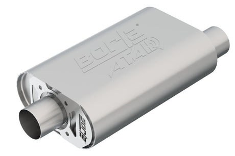 Borla CrateMuffler SBC Hot 350/383 2.5 inch Offset/Center 14in x 4.35in x 9in Oval Atak Muffler | Dirty Garage