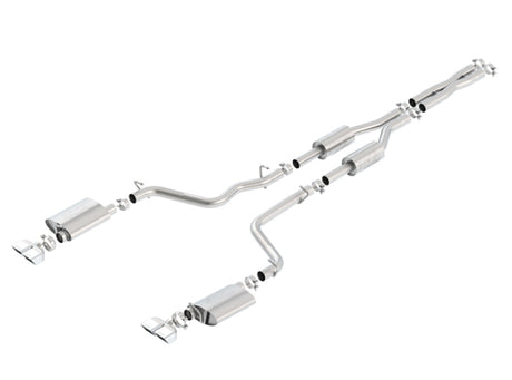 Borla 09-14 Dodge Challenger R/T 5.7L RWD 2Dr. 2.5in. ATAK CB Exhaust - Dual Split Rear Exit | Dirty Garage