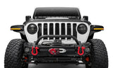 2018-2022 Wrangler/Gladiator Trail Armor Hood Armor 3-pc - Black - View 3 | Dirty Garage