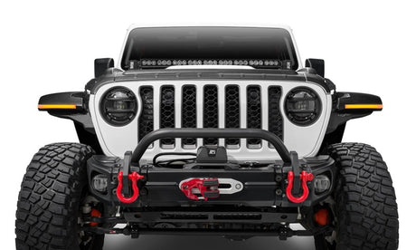 2018-2022 Wrangler/Gladiator Trail Armor Hood Armor 3-pc - Black - View 3 | Dirty Garage
