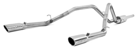 2014-2023 GM 1500 Dual Split Rear T409 3" Cat Back Exhaust | Dirty Garage