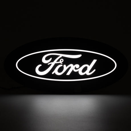 2023-2026 Super Duty Front Luminix Ford Led Grille Emblems - View 4 | Dirty Garage
