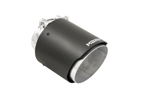 Universal Carbon Fiber Dual Wall Tip 4".5" OD 3" Inlet 6.13" L - View 2 | Dirty Garage