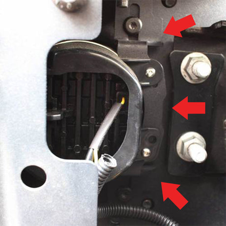 Wrangler LED Fog Light Adapter Brackets - View 2 | Dirty Garage