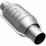 Universal Catalytic Converter 2.25in Inlet Outlet Center 9in Body - View 2 | Dirty Garage