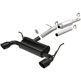 2018-2026 Wrangler 3.6L 409 Stainless Steel Dual Split Rear Exit Black Tips Cat-Back Exhaust | Dirty Garage