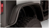 2007-2018 Wrangler 2-Door Flat Style Fender Flares 4pc - Black | Dirty Garage