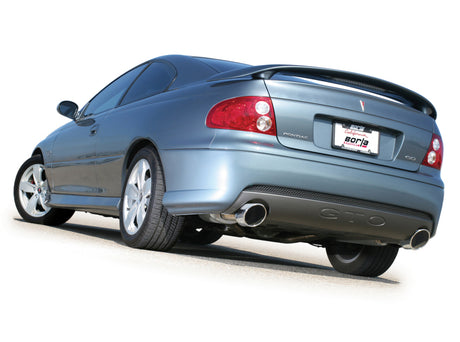Borla 05-06 Pontiac GTO Coupe 2dr 6.0L 8cyl AT/MT 4spd/6spd RWD SS Catback Exhaust w/ inXin Pipe - View 6 | Dirty Garage