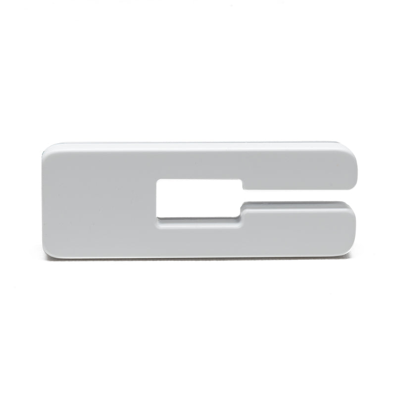 Universal Illuminated C Letter LED w/ Matte White Surface Finish | Dirty Garage