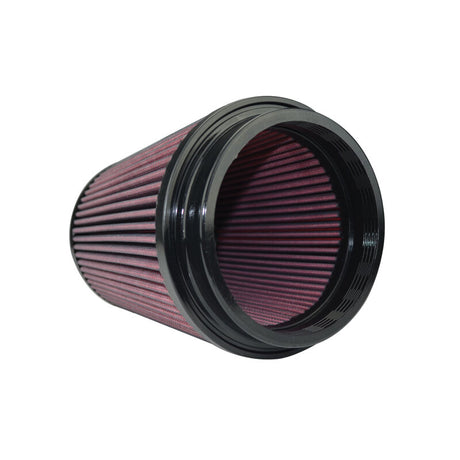 Universal High Performance Air Filter 5 Black 6.5 Base 8 Tall 5.5 Top - View 2 | Dirty Garage
