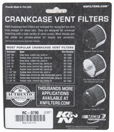 Universal Chrome Filter 1 3/8 inch FLG/2 1/2 inch Base/2 inch Top/2 1/4 inch Height - View 9 | Dirty Garage