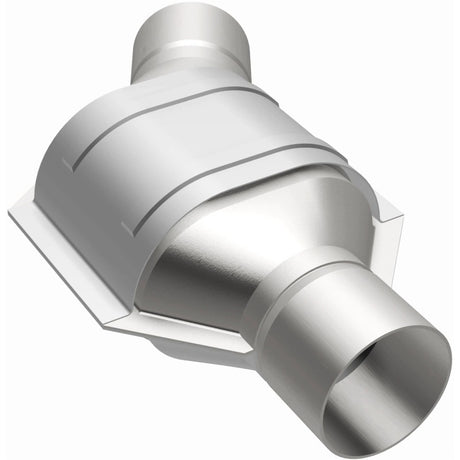 Universal 2.25 Angled Inlet Catalytic Converter - View 2 | Dirty Garage