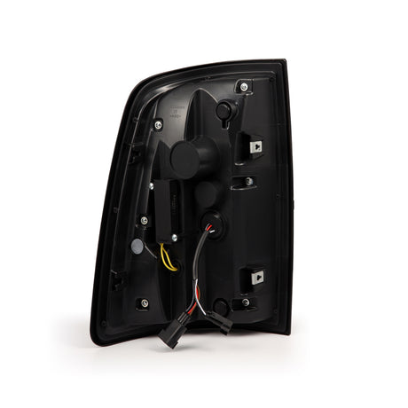 2009-2018 Ram HD Luxx-Series LED Tail Lights Alpha-Black with Activation Light and Sequential Signal - View 2 | Dirty Garage