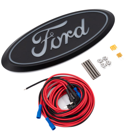 2015-2017 F-150 Front Luminix White LED Emblem - View 2 | Dirty Garage