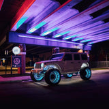 Universal LED Illuminated Wheel Rings ColorSHIFT - View 3 | Dirty Garage