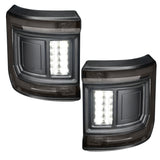 2020-2025 Gladiator JT Flush Mount LED Tail Lights Tinted Lens - View 15 | Dirty Garage