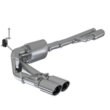 2019-2024 GM 1500 Pre-Axle Dual Side Exit 4" OD Tip T304 | Dirty Garage