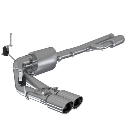 2019-2024 GM 1500 Pre-Axle Dual Side Exit 4" OD Tip T304 | Dirty Garage